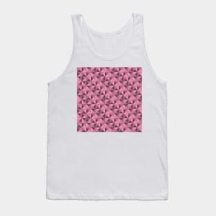 Geometric Triangle Pattern (Rose Gold) Tank Top